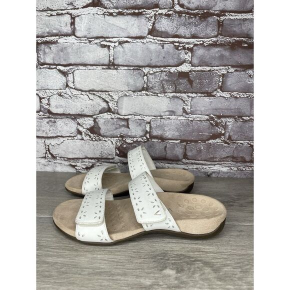 Vionic Randi White Leather Strappy Casual Orthopedic Sandals Women 6.5M US/37EU - Picture 10 of 16